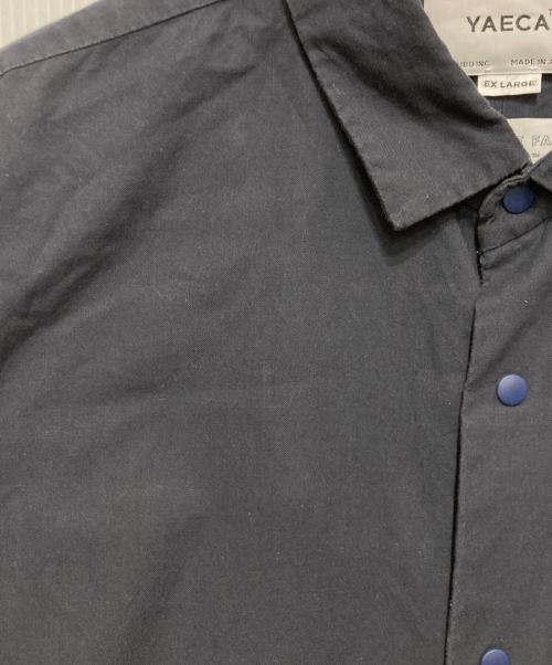 YAECA（ヤエカ）YAECA (ヤエカ) スナップボタンシャツ ネイビー サイズ:XLの古着・服飾アイテム
