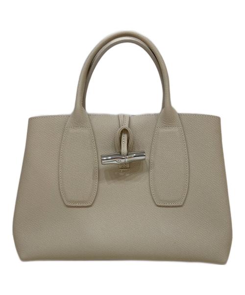 LONGCHAMP（ロンシャン）LONGCHAMP (ロンシャン) ROSEAU ベージュの古着・服飾アイテム