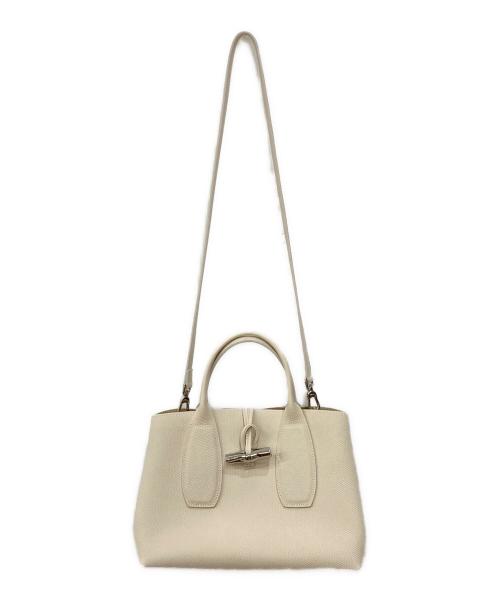 LONGCHAMP（ロンシャン）LONGCHAMP (ロンシャン) ROSEAU ベージュの古着・服飾アイテム