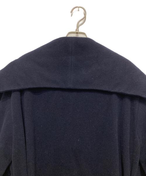 TOMORROW LAND（トゥモローランド）TOMORROW LAND (トゥモローランド) 19AWウールビーバービッグカラーロングコート ネイビー サイズ:SIZE　34の古着・服飾アイテム