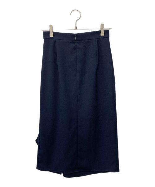 Pinky & Dianne（ピンキーアンドダイアン）Pinky & Dianne (ピンキーアンドダイアン) スラブツイルセットアップスカート ネイビー サイズ:SIZE 36の古着・服飾アイテム