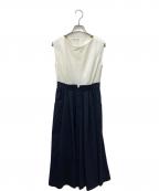 Pinky & Dianneピンキーアンドダイアン）の古着「コンビワンピース」｜ホワイト