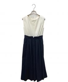 Pinky & Dianne（ピンキーアンドダイアン）の古着「コンビワンピース」｜ホワイト