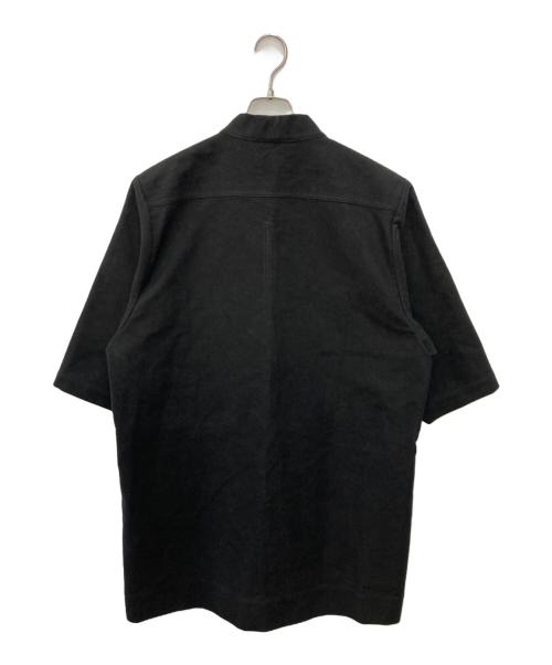 RICK OWENS（リックオウエンス）RICK OWENS (リックオウエンス) LUXOR ショートスリーブツイルシャツ ブラック サイズ:40の古着・服飾アイテム