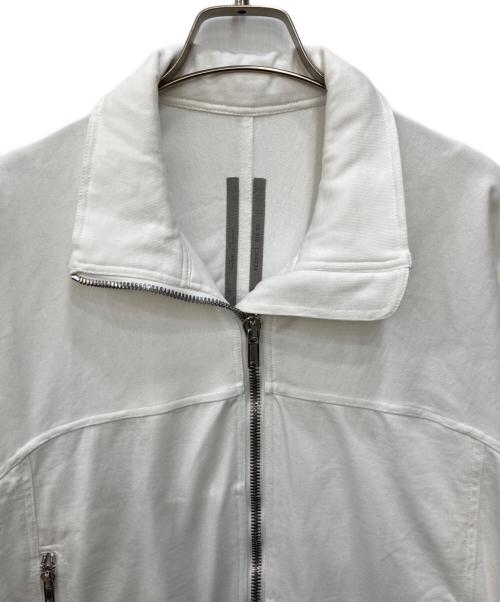 RICK OWENS（リックオウエンス）RICK OWENS (リックオウエンス) Zip Front Track Jacket ホワイト サイズ:XSの古着・服飾アイテム