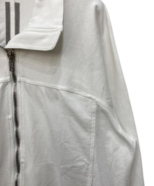 RICK OWENS（リックオウエンス）RICK OWENS (リックオウエンス) Zip Front Track Jacket ホワイト サイズ:XSの古着・服飾アイテム