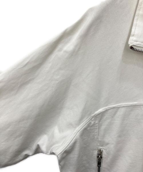 RICK OWENS（リックオウエンス）RICK OWENS (リックオウエンス) Zip Front Track Jacket ホワイト サイズ:XSの古着・服飾アイテム