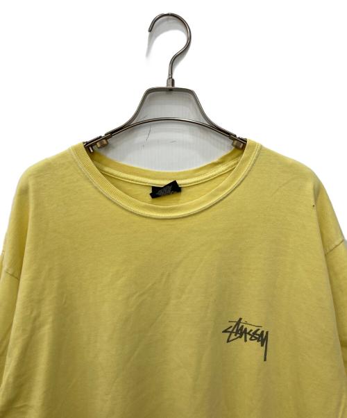 stussy（ステューシー）stussy (ステューシー) Dragon On Pigment Dyed Tee イエロー サイズ:Ⅼの古着・服飾アイテム