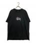 stussy（ステューシー）の古着「SURF Tomb PIGMENT Dyed Tee」｜ブラック