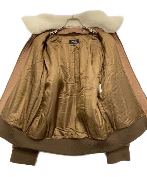 A.P.C.（アーペーセー）A.P.C. (アーペーセー) フライトジャケット ブラウン サイズ:SIZE 38の古着・服飾アイテム