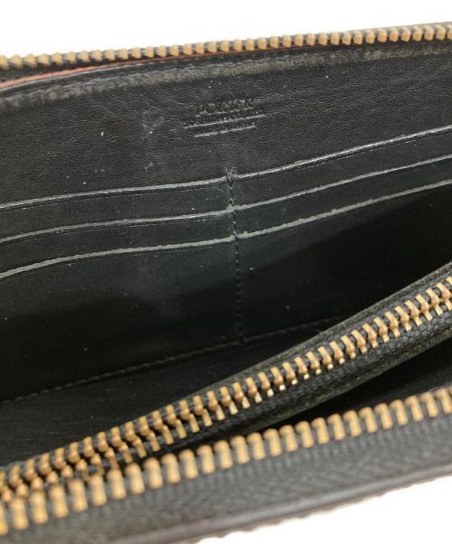 PORTER（ポーター）PORTER (ポーター) ラウンドジップロングウォレット ブラックの古着・服飾アイテム