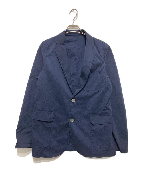 BEAMS PLUS（ビームスプラス）BEAMS PLUS (ビームスプラス) シアサッカーテーラードジャケット ネイビー サイズ:Sの古着・服飾アイテム