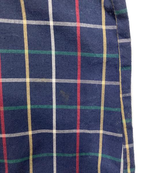 stussy（ステューシー）stussy (ステューシー) S/Sチェックシャツ ネイビー サイズ:Mの古着・服飾アイテム