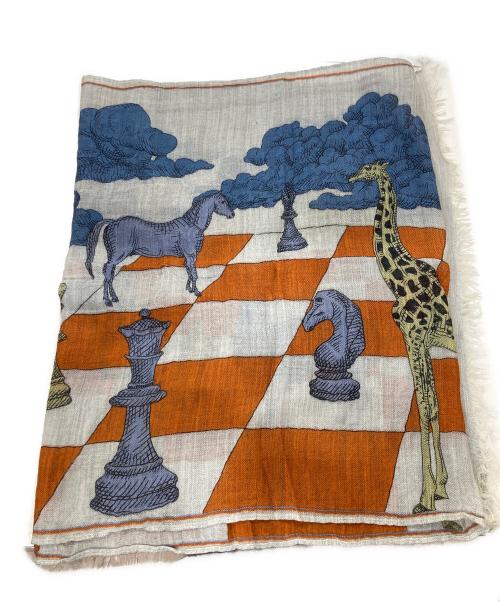 INOUI（インフィ）INOUI (インフィ) アニマル柄ストール マルチカラーの古着・服飾アイテム