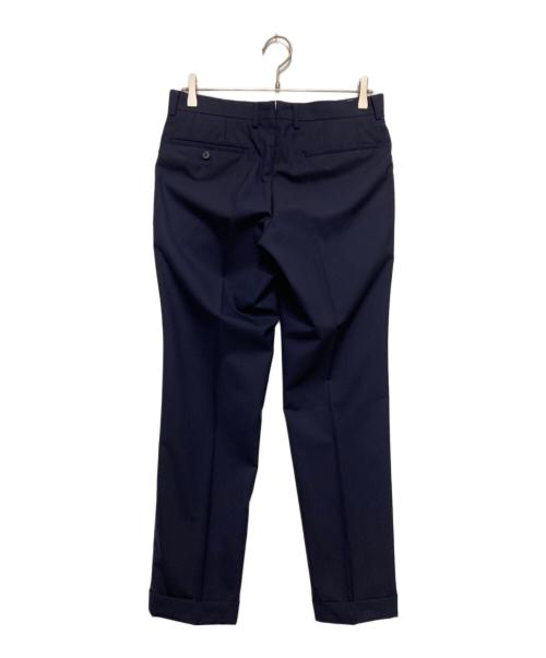 UNIVERSAL LANGUAGE（ユニバーサルランゲージ）UNIVERSAL LANGUAGE (ユニバーサルランゲージ) スラックス ネイビー サイズ:Mの古着・服飾アイテム