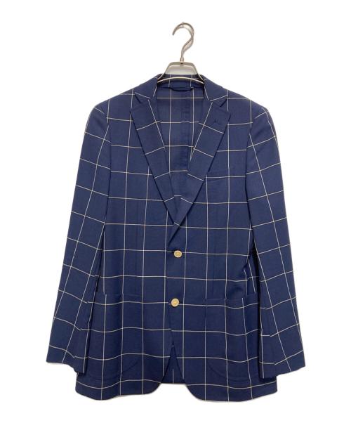 UNIVERSAL LANGUAGE（ユニバーサルランゲージ）UNIVERSAL LANGUAGE (ユニバーサルランゲージ) 2Bテーラードジャケット ネイビー サイズ:SIZE 48の古着・服飾アイテム