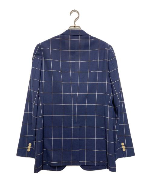 UNIVERSAL LANGUAGE（ユニバーサルランゲージ）UNIVERSAL LANGUAGE (ユニバーサルランゲージ) 2Bテーラードジャケット ネイビー サイズ:SIZE 48の古着・服飾アイテム