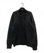 Needlesニードルズ）の古着「Zipped Mohair Cardigan」｜ブラック