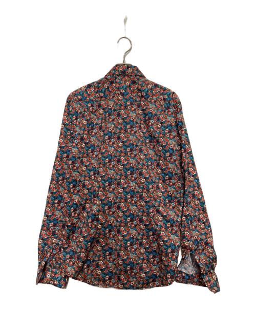 PAUL SMITH（ポールスミス）Paul Smith (ポールスミス) 花柄シャツ ブルー サイズ:SIZE 16の古着・服飾アイテム