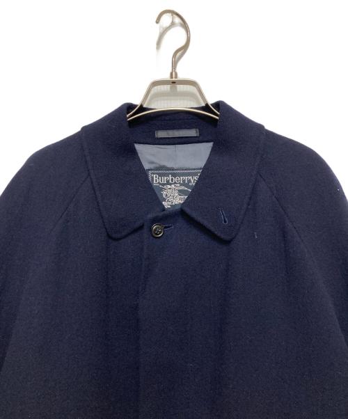 Burberry's（バーバリー）Burberry's (バーバリーズ) ウールカシミヤステンカラーコート ネイビー サイズ:不明の古着・服飾アイテム