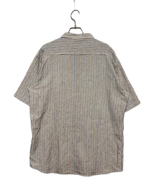 TIGRE BROCANTE（ティグルブロカンテ）TIGRE BROCANTE (ティグルブロカンテ) 刺し子バンドカラーシャツ ベージュ サイズ:Mの古着・服飾アイテム