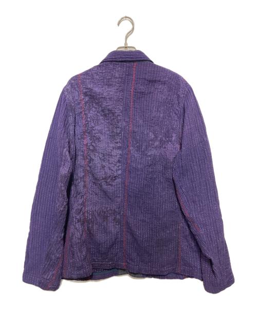 TIGRE BROCANTE（ティグルブロカンテ）TIGRE BROCANTE (ティグルブロカンテ) 刺し子カバーオール パープル サイズ:SIZE 1の古着・服飾アイテム