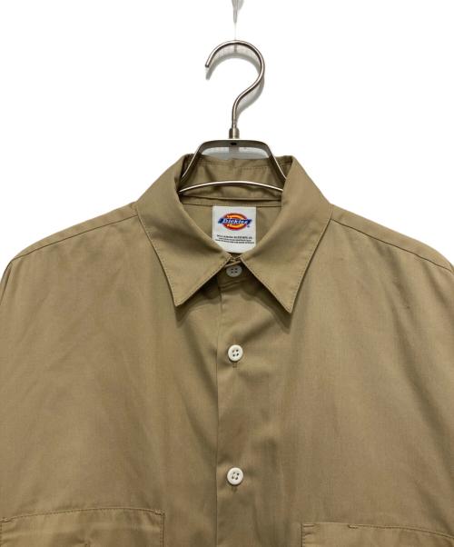 Dickies（ディッキーズ）Dickies (ディッキーズ) BEAMS BOY (ビームスボーイ) ワークシャツ ベージュ サイズ:FREEの古着・服飾アイテム