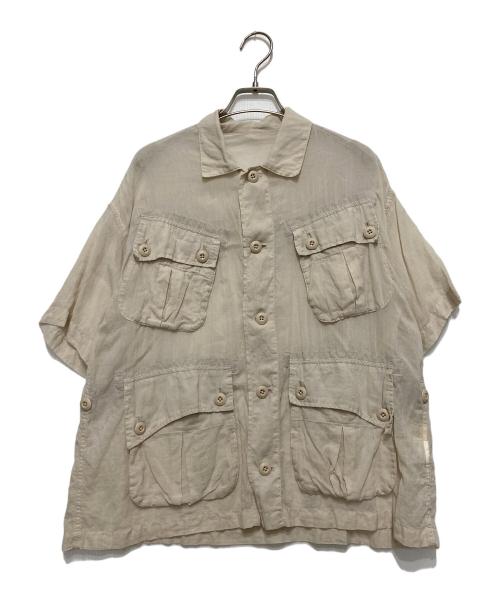 BEAMS BOY（ビームスボーイ）BEAMS BOY (ビームスボーイ) ジャングルファティーグシャツ ベージュ サイズ:不明の古着・服飾アイテム
