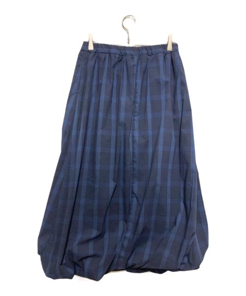 BEAMS BOY（ビームスボーイ）BEAMS BOY (ビームスボーイ) ポリエステルコットン リップストップ バルーンスカート ネイビー サイズ:不明の古着・服飾アイテム