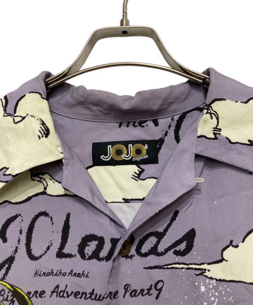 JOJO magazine（ジョジョ マガジン）JOJO magazine (ジョジョ マガジン) アロハシャツ パープル サイズ:Lの古着・服飾アイテム
