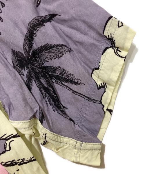 JOJO magazine（ジョジョ マガジン）JOJO magazine (ジョジョ マガジン) アロハシャツ パープル サイズ:Lの古着・服飾アイテム