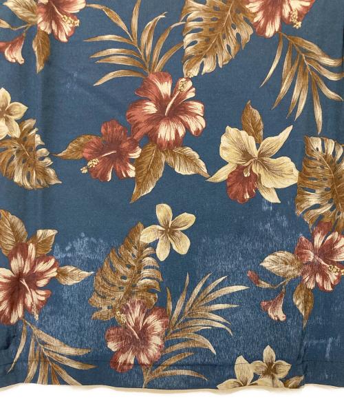 BEAUTY&YOUTH UNITED ARROWS（ビューティーアンドユースユナイテッドアローズ）BEAUTY&YOUTH UNITED ARROWS (ビューティーアンドユースユナイテッドアローズ) ダークアロハ ワイドフォルム オープンカラー シャツ ネイビー サイズ:Sの古着・服飾アイテム