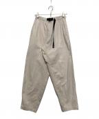 FREAK'S STORE×OUTDOORフリークスストア×アウトドア）の古着「ワイドシルエット クライミングパンツ」｜ベージュ