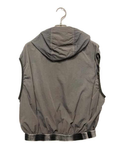 DIESEL（ディーゼル）DIESEL (ディーゼル) フーディーベスト グレー サイズ:SIZE 40の古着・服飾アイテム