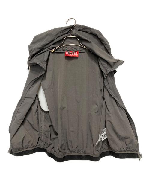 DIESEL（ディーゼル）DIESEL (ディーゼル) フーディーベスト グレー サイズ:SIZE 40の古着・服飾アイテム