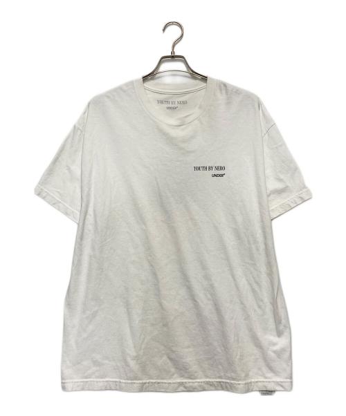 UNDER R（アンダーアール）UNDER R (アンダーアール) プリントTシャツ ホワイト サイズ:SIZE Lの古着・服飾アイテム