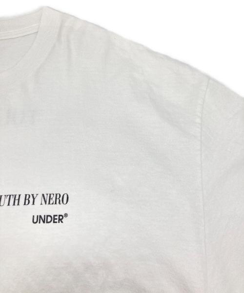 UNDER R（アンダーアール）UNDER R (アンダーアール) プリントTシャツ ホワイト サイズ:SIZE Lの古着・服飾アイテム