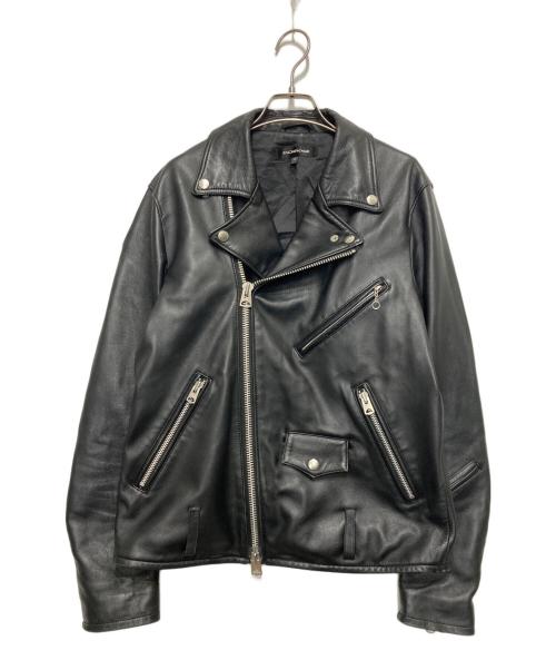 JACKROSE（ジャックローズ）jackrose (ジャックローズ) ダブルライダースジャケット ブラック サイズ:Lの古着・服飾アイテム
