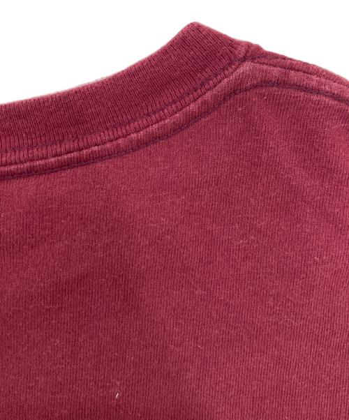 stussy（ステューシー）stussy (ステューシー) プリントTシャツ ボルドー サイズ:Mの古着・服飾アイテム