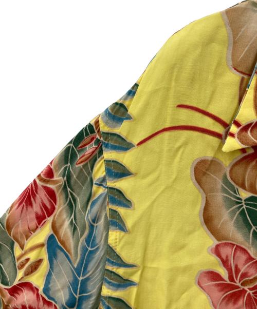 KAMEHAMEHA（カメハメハ）KAMEHAMEHA (カメハメハ) アロハシャツ イエロー サイズ:Lの古着・服飾アイテム