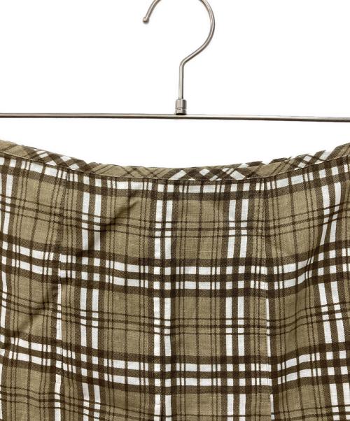 BURBERRY LONDON（バーバリーロンドン）BURBERRY LONDON (バーバリーロンドン) チェックスカート ブラウン サイズ:SIZE44の古着・服飾アイテム
