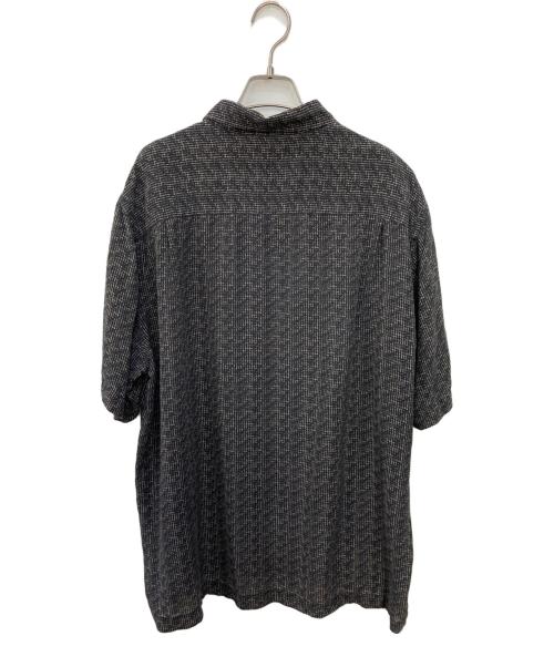 PERRY ELLIS（ペリーエリス）PERRY ELLIS (ペリーエリス) シルクシャツ ブラック サイズ:XLの古着・服飾アイテム
