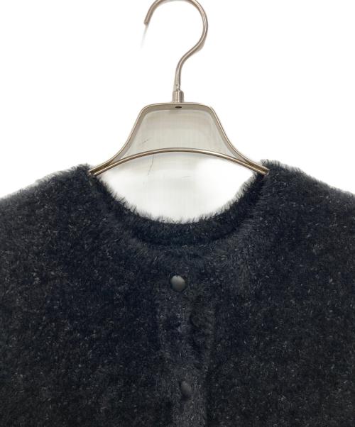 UNITED ARROWS TOKYO（ユナイテッドアローズトウキョウ）UNITED ARROWS TOKYO (ユナイテッドアローズトウキョウ) リボンヤーン 2WAY ニットカーディガン ブラック サイズ:不明の古着・服飾アイテム