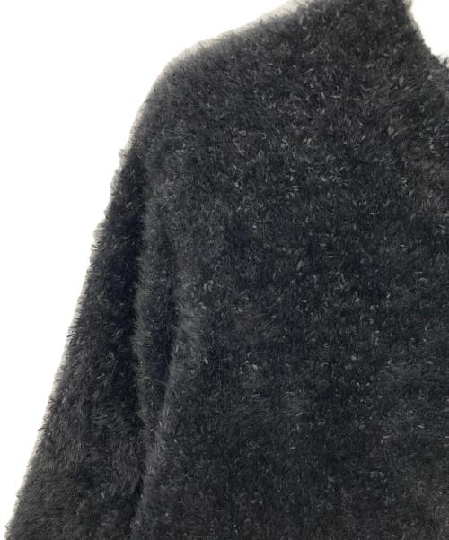 UNITED ARROWS TOKYO（ユナイテッドアローズトウキョウ）UNITED ARROWS TOKYO (ユナイテッドアローズトウキョウ) リボンヤーン 2WAY ニットカーディガン ブラック サイズ:不明の古着・服飾アイテム