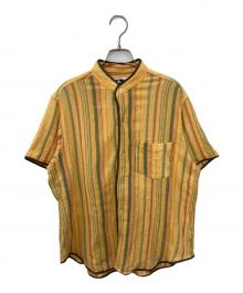 Engineered Garments（エンジニアド ガーメンツ）の古着「バンドカラーシャツ」｜オレンジ