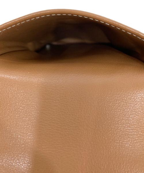 TOD'S（トッズ）TOD'S (トッズ) Tタイムレス レザー ショルダーバッグ ブラウンの古着・服飾アイテム