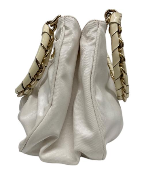 FENDI（フェンディ）FENDI (フェンディ) チェーンショルダーバッグ ホワイト サイズ:表記無しの古着・服飾アイテム