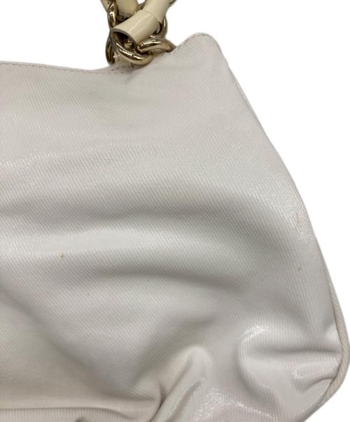 FENDI（フェンディ）FENDI (フェンディ) チェーンショルダーバッグ ホワイト サイズ:表記無しの古着・服飾アイテム