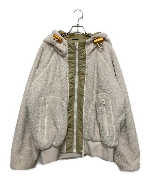 DIESEL（ディーゼル）DIESEL (ディーゼル) G-TEDDY ボアジャケット アイボリー サイズ:Sの古着・服飾アイテム