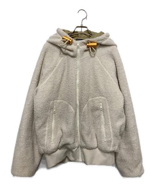 DIESEL（ディーゼル）DIESEL (ディーゼル) G-TEDDY ボアジャケット アイボリー サイズ:Sの古着・服飾アイテム